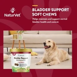 NaturVet Bladder Support Plus Cranberry Soft Chews Urinary Supplement For Dogs -NaturVet 100646 PT3. AC SS1800 V1698696067