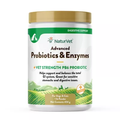 NaturVet Advanced Probiotics Enzymes Powder Digestive Supplement For Dogs, 1.22 Lb. 3 NaturVet Advanced Probiotics Enzymes Powder Digestive Supplement For Dogs, 1.22 Lb.