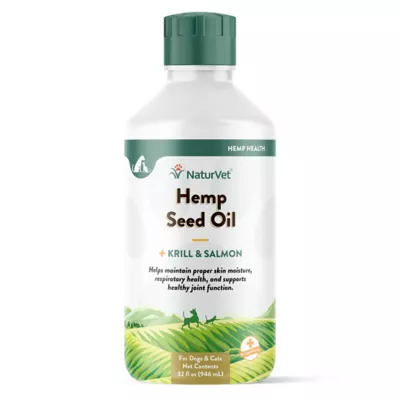 NaturVet Hemp Seed Oil Krill And Salmon Hip And Joint Supplement For Dogs, 32 Oz. 3 NaturVet Hemp Seed Oil Krill And Salmon Hip And Joint Supplement For Dogs, 32 Oz.