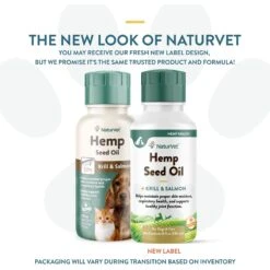 NaturVet Hemp Liquid Supplement For Cats & Dogs -NaturVet 162220 PT1. AC SS1800 V1698696010