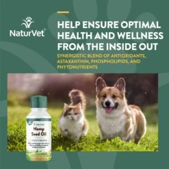 NaturVet Hemp Liquid Supplement For Cats & Dogs -NaturVet 162220 PT3. AC SS1800 V1698692506