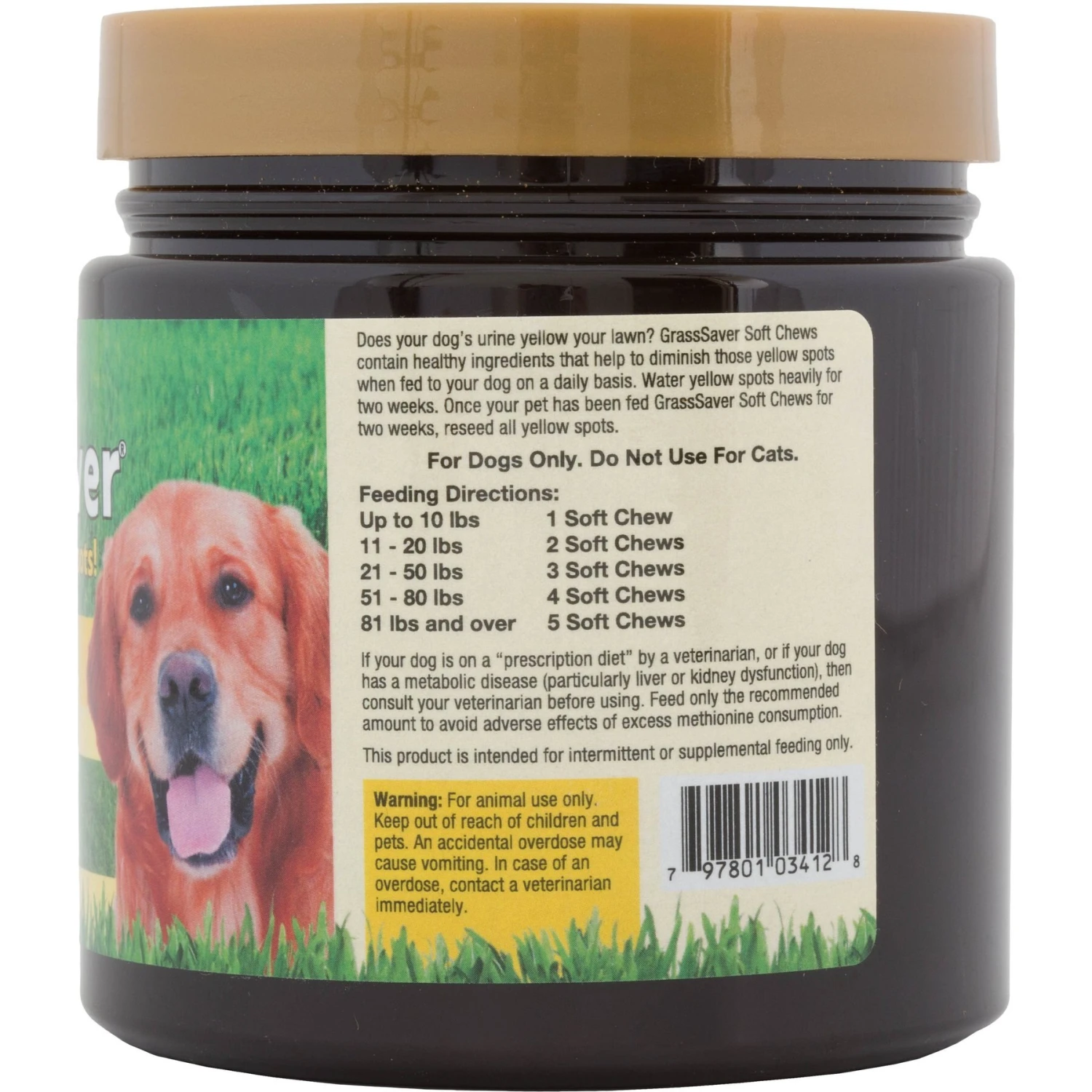 NaturVet GrassSaver Plus Enzymes Soft Chews Urinary & Lawn Protection Supplement For Dogs 4 NaturVet GrassSaver Plus Enzymes Soft Chews Urinary & Lawn Protection Supplement For Dogs - Image 2