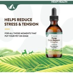 NaturVet Hemp Quiet Moments Liquid Calming Supplement For Cats & Dogs -NaturVet 252056 PT2. AC SS1800 V1698695024
