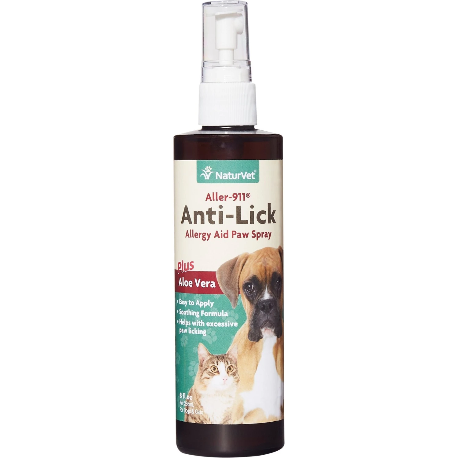 NaturVet Aller-911 Allergy Aid Anti-Lick Paw Plus Aloe Vera Dog & Cat Spray & NaturVet Aller-911 Plus Antioxidants Soft Chews Allergy Supplement For Dogs 4 NaturVet Aller-911 Allergy Aid Anti-Lick Paw Plus Aloe Vera Dog & Cat Spray & NaturVet Aller-911 Plus Antioxidants Soft Chews Allergy Supplement For Dogs - Image 2