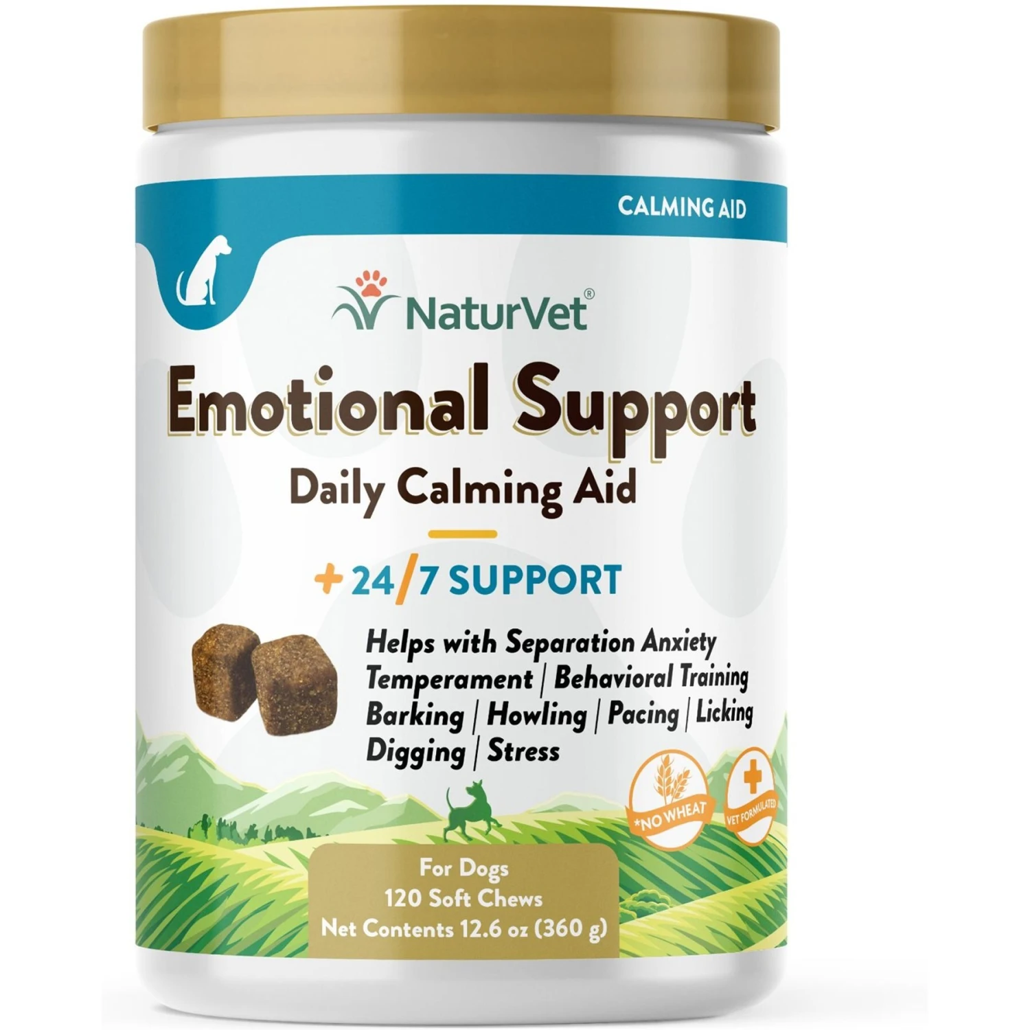 NaturVet Emotional Support Chicken Flavored Soft Chews Calming Supplement For Dogs 3 NaturVet Emotional Support Chicken Flavored Soft Chews Calming Supplement For Dogs