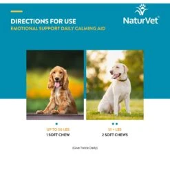 NaturVet Emotional Support Chicken Flavored Soft Chews Calming Supplement For Dogs 16 NaturVet Emotional Support Chicken Flavored Soft Chews Calming Supplement For Dogs -NaturVet 288036 PT6. AC SS1800 V1698696981