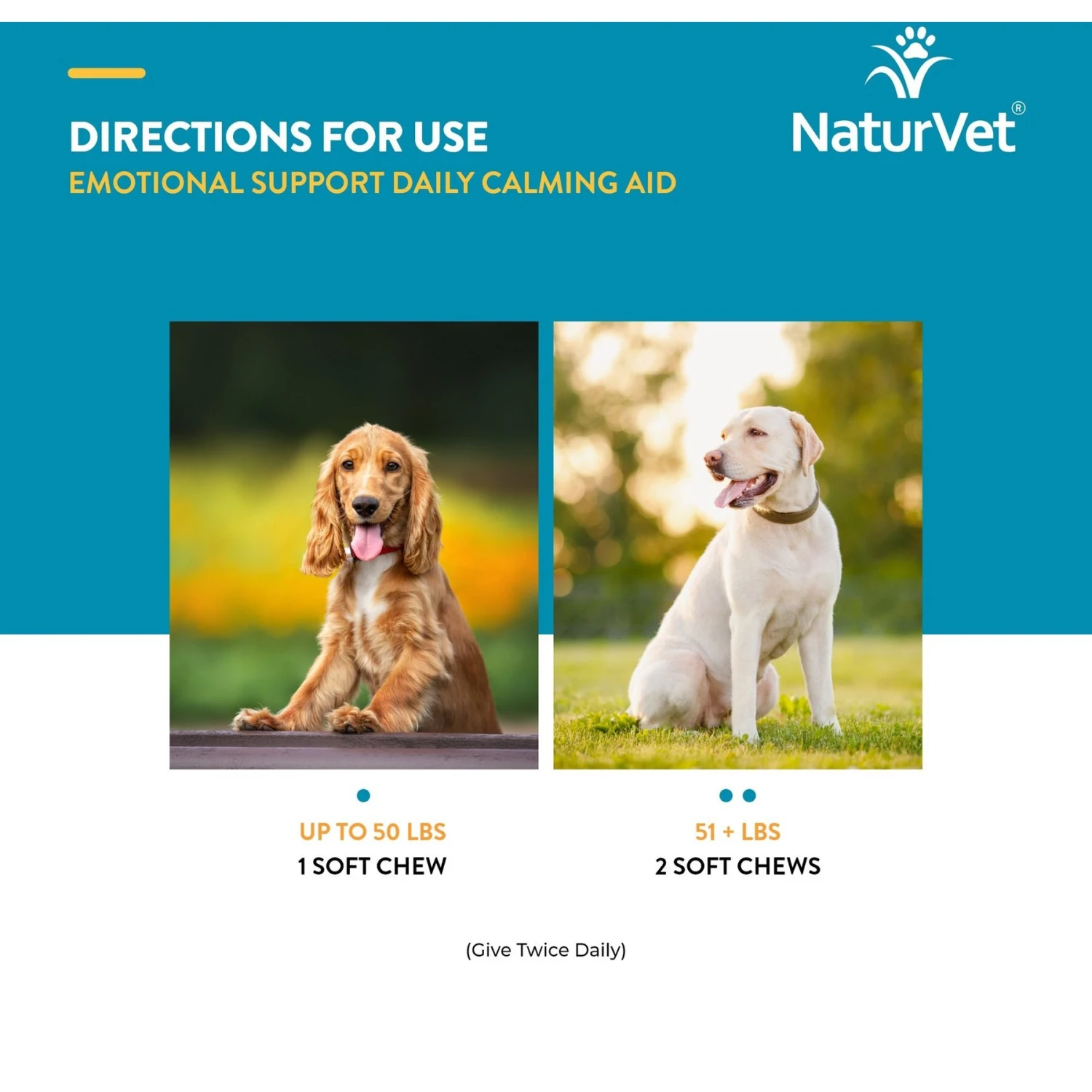 NaturVet Emotional Support Chicken Flavored Soft Chews Calming Supplement For Dogs 9 NaturVet Emotional Support Chicken Flavored Soft Chews Calming Supplement For Dogs - Image 7