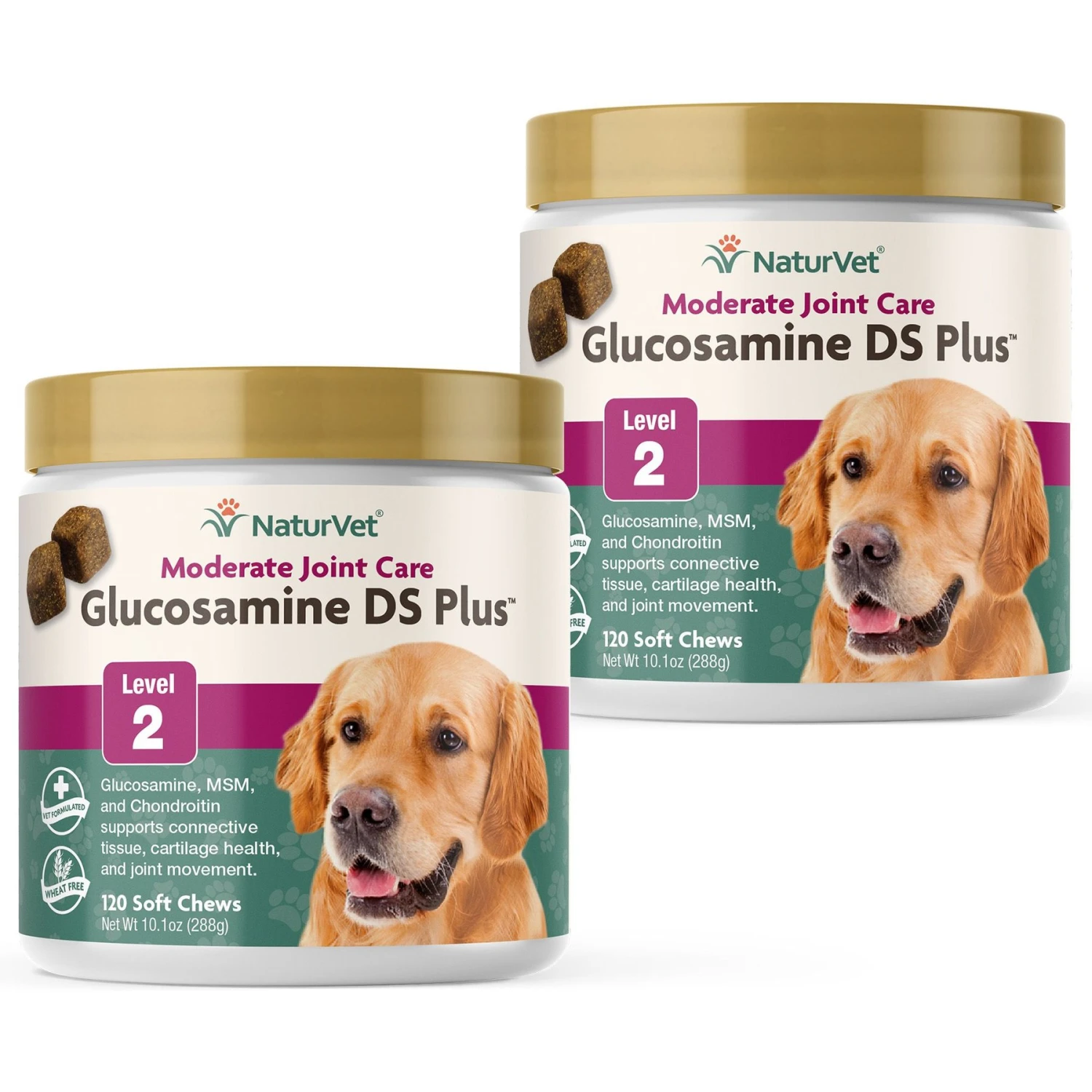 NaturVet Moderate Care Glucosamine DS Plus Soft Chews Joint Supplement For Cats & Dogs 3 NaturVet Moderate Care Glucosamine DS Plus Soft Chews Joint Supplement For Cats & Dogs