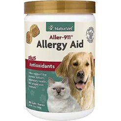 NaturVet All-in-One Soft Chews Multivitamin For Dogs & NaturVet Aller-911 Plus Antioxidants Soft Chews Allergy Supplement For Dogs -NaturVet 298266 PT3. AC SS1800 V1621297649