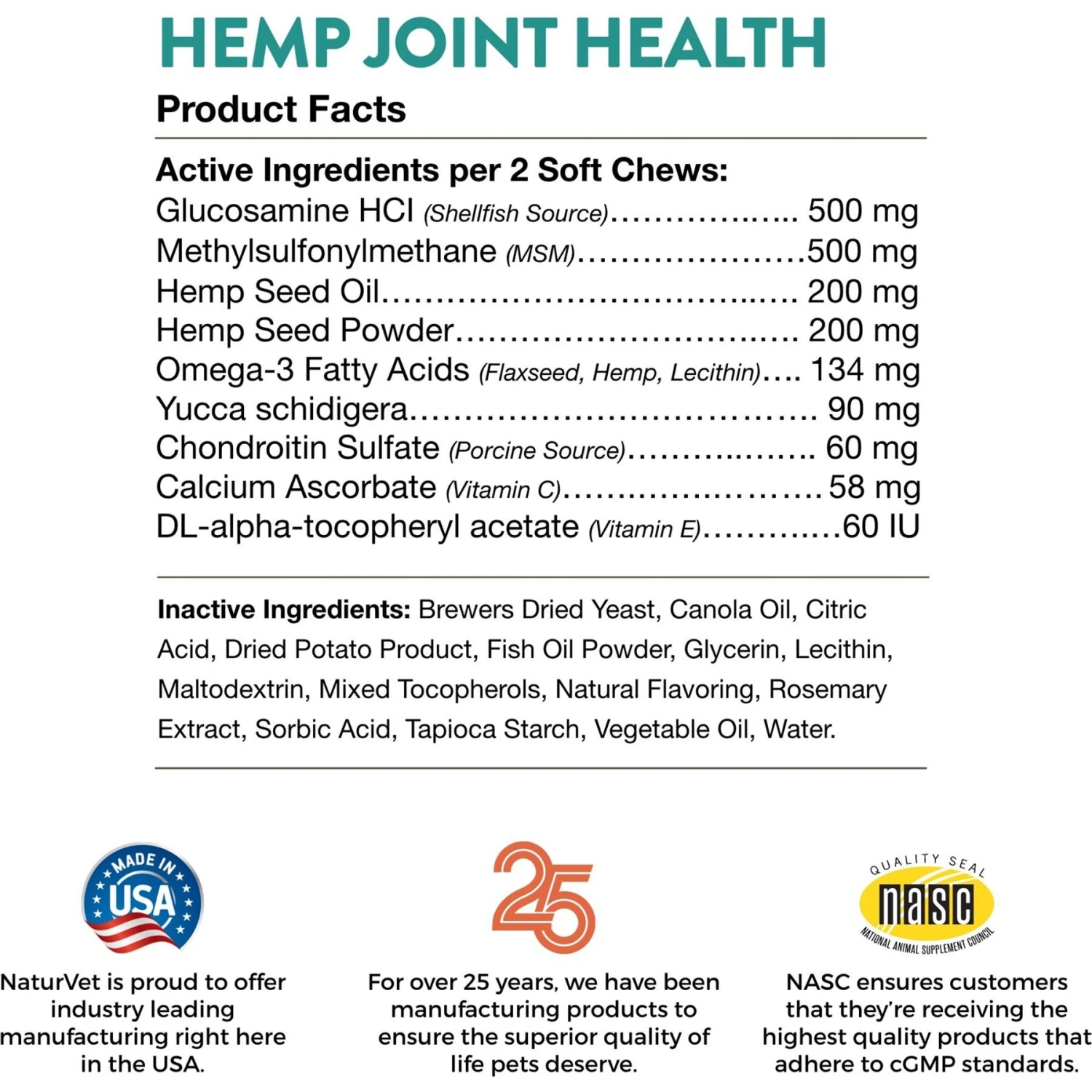 NaturVet Hemp Quiet Moments Soft Chews Calming Supplement For Dogs & NaturVet Hemp Soft Chews Joint Supplement For Dogs 11 NaturVet Hemp Quiet Moments Soft Chews Calming Supplement For Dogs & NaturVet Hemp Soft Chews Joint Supplement For Dogs - Image 9