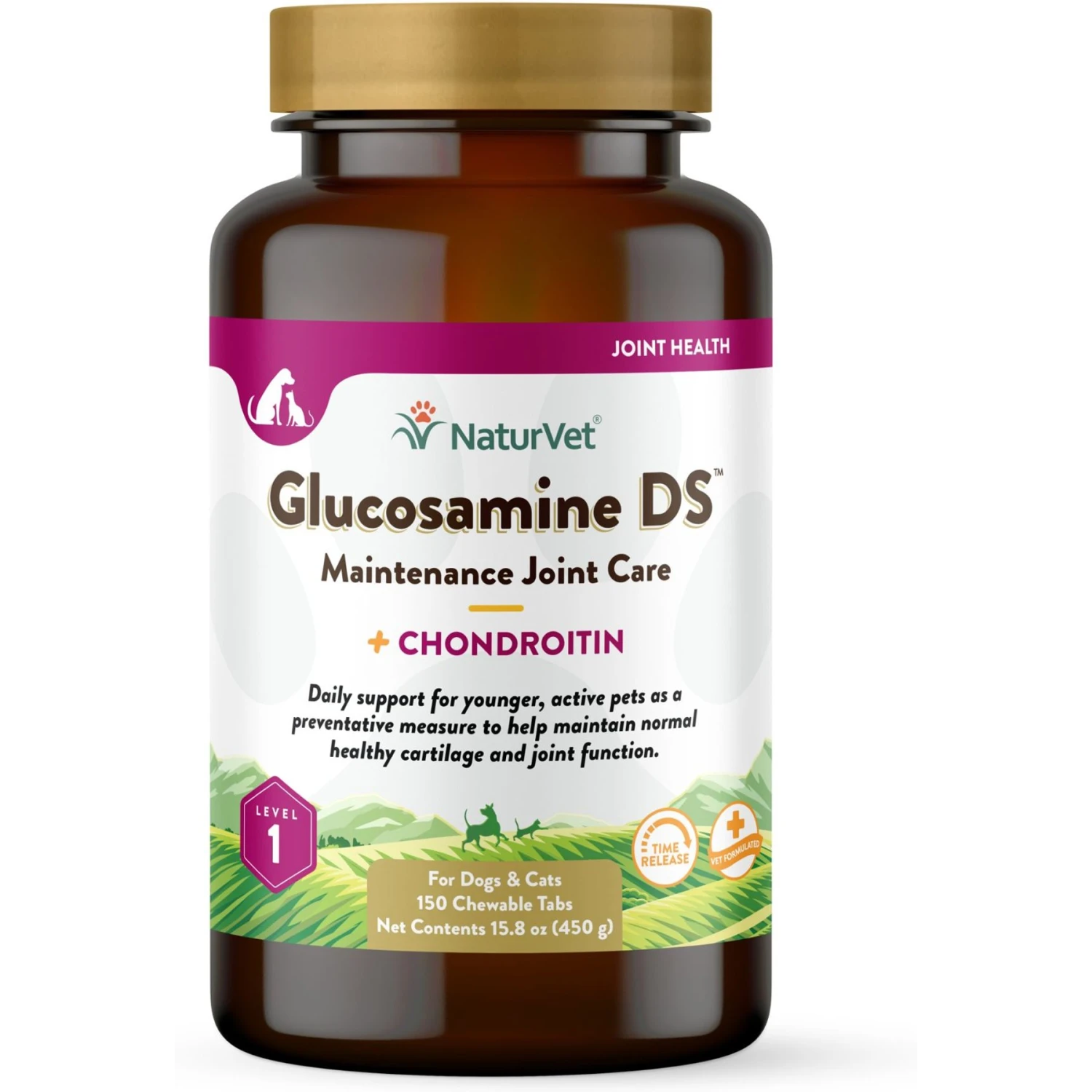 NaturVet Maintenance Care Glucosamine DS Chewable Tablets Joint Supplement For Dogs & Cats 3 NaturVet Maintenance Care Glucosamine DS Chewable Tablets Joint Supplement For Dogs & Cats