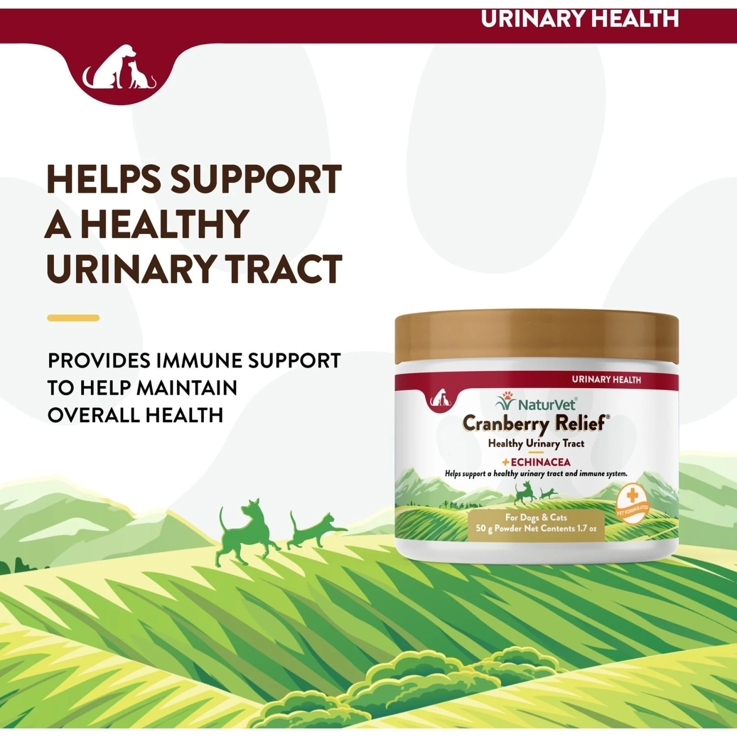 NaturVet Cranberry Relief Plus Echinacea Powder Urinary Supplement For Cats & Dogs 5 NaturVet Cranberry Relief Plus Echinacea Powder Urinary Supplement For Cats & Dogs - Image 3