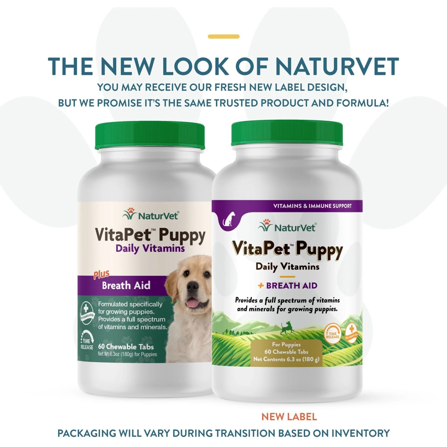 NaturVet VitaPet Puppy Plus Breath Aid Chewable Tablets Multivitamin For Dogs 4 NaturVet VitaPet Puppy Plus Breath Aid Chewable Tablets Multivitamin For Dogs - Image 2