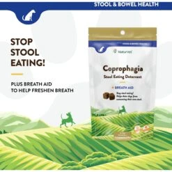 NaturVet Coprophagia Plus Breath Aid Soft Chews Coprophagia Supplement For Dogs 12 NaturVet Coprophagia Plus Breath Aid Soft Chews Coprophagia Supplement For Dogs -NaturVet 51671 PT2. AC SS1800 V1698697471