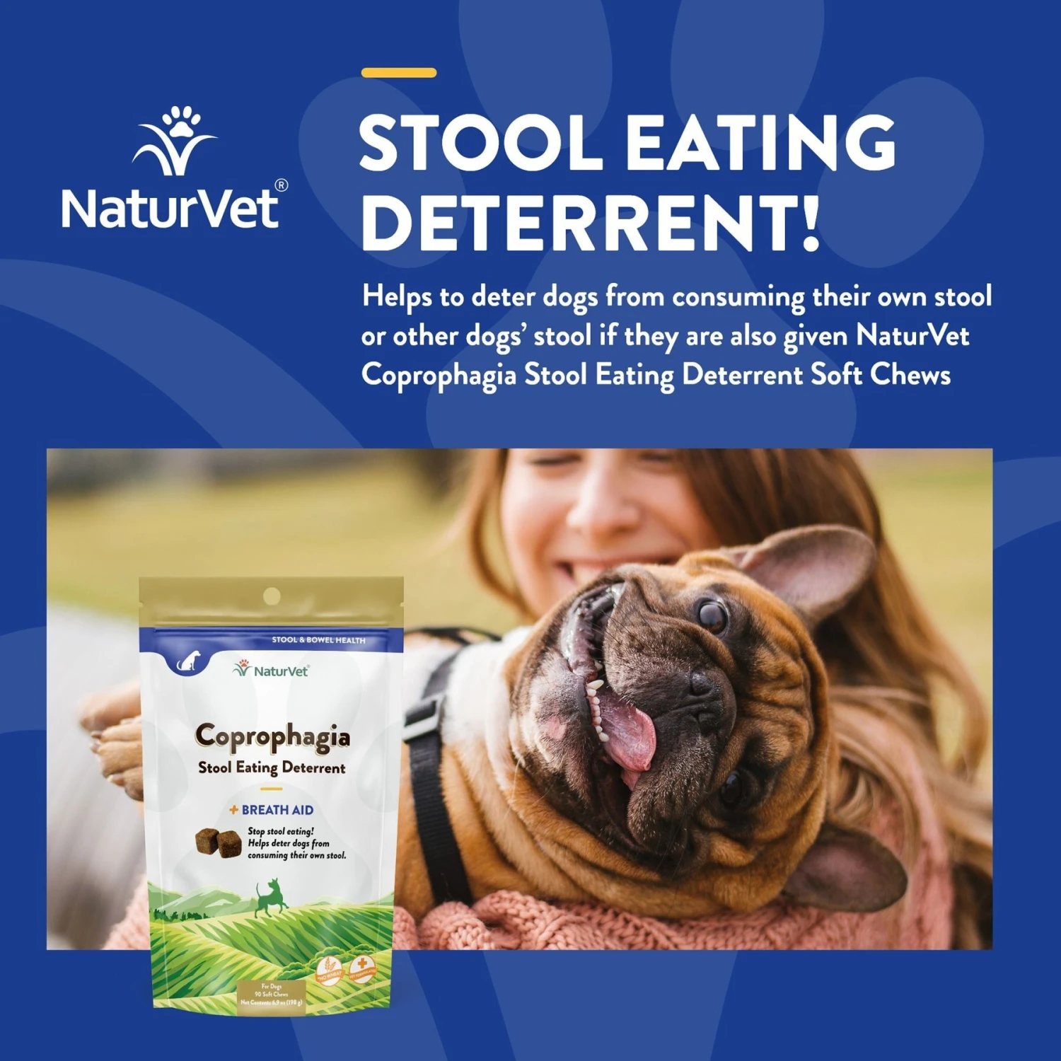 NaturVet Coprophagia Plus Breath Aid Soft Chews Coprophagia Supplement For Dogs 6 NaturVet Coprophagia Plus Breath Aid Soft Chews Coprophagia Supplement For Dogs - Image 4