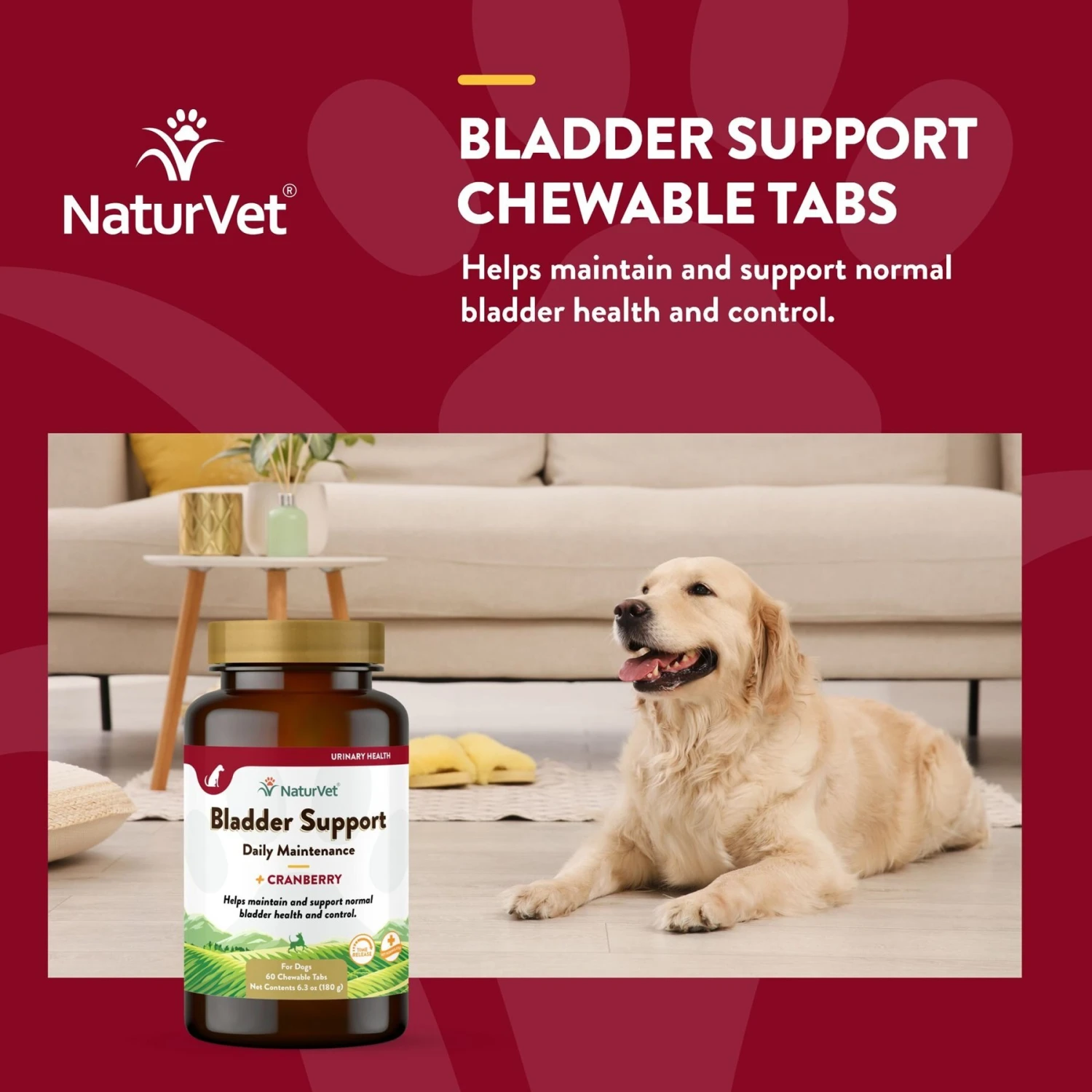 NaturVet Bladder Support Plus Cranberry Chewable Tablets Urinary Supplement For Dogs 6 NaturVet Bladder Support Plus Cranberry Chewable Tablets Urinary Supplement For Dogs - Image 4