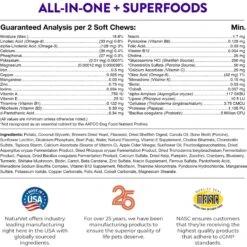 NaturVet Evolutions All-in-1 Soft Chews Dog Supplement 17 NaturVet Evolutions All-in-1 Soft Chews Dog Supplement -NaturVet 565782 PT7. AC SS1800 V1698694013