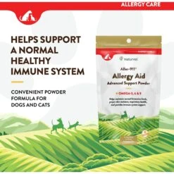 NaturVet Aller-911 Plus Antioxidants Powder Allergy & Skin & Coat Supplement For Cats & Dogs -NaturVet 60286 PT2. AC SS1800 V1698691611