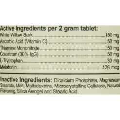NaturVet Aller-911 Plus White Willow Bark Chewable Tablets Calming Supplement For Dogs 8 NaturVet Aller-911 Plus White Willow Bark Chewable Tablets Calming Supplement For Dogs -NaturVet 60291 PT2. AC SS1800 V1469134361