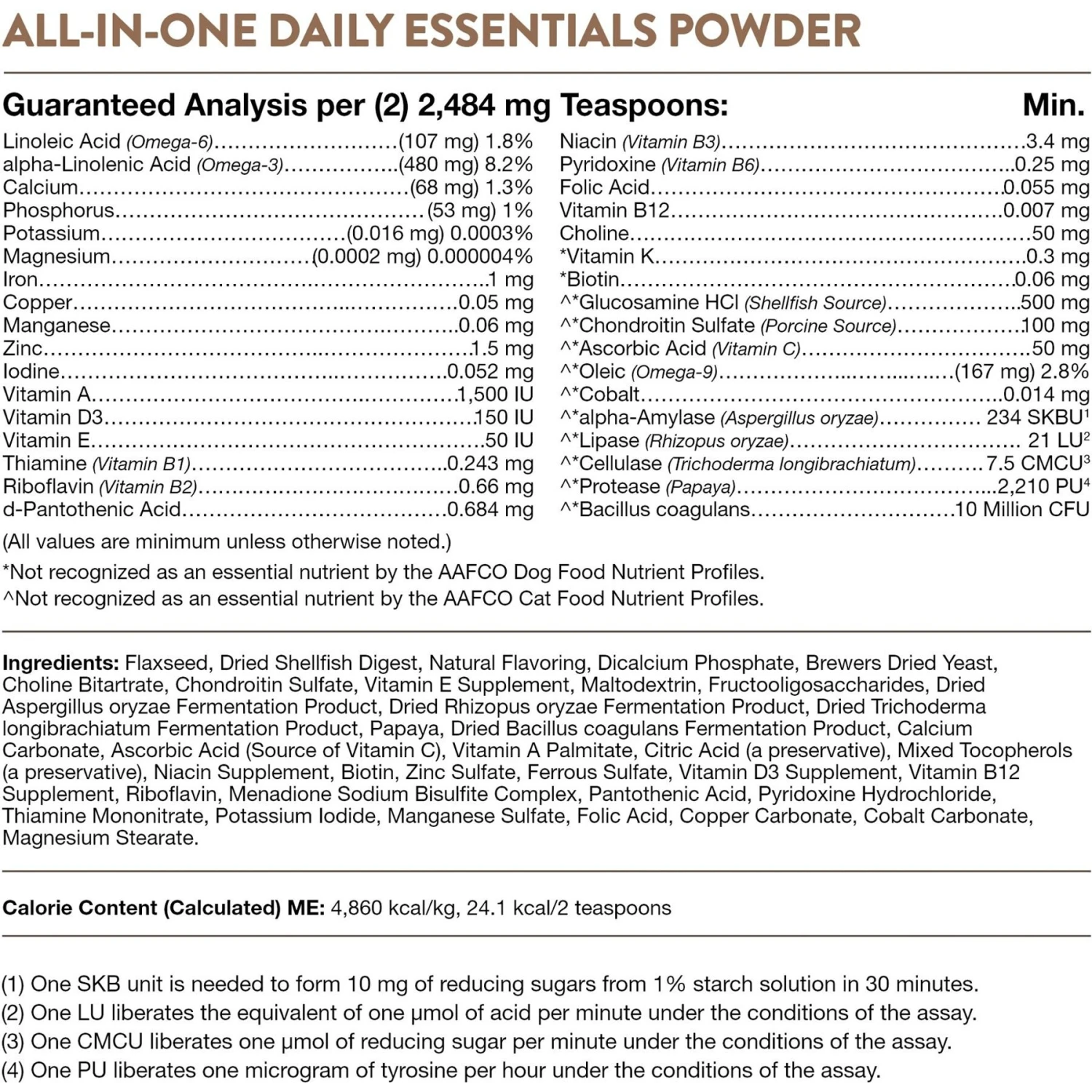 NaturVet All-in-One Powder Multivitamin For Dogs 10 NaturVet All-in-One Powder Multivitamin For Dogs - Image 8