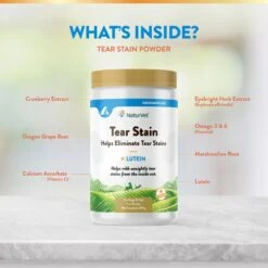 NaturVet Tear Stain Plus Lutein Powder Vision Supplement For Cats & Dogs -NaturVet 60339 PT5. AC SS1800 V1698696858