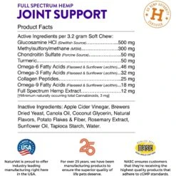 NaturVet Evolutions Full Spectrum Joint Soft Chew Supplement For Adult Dogs -NaturVet 624870 PT5. AC SS1800 V1661895903