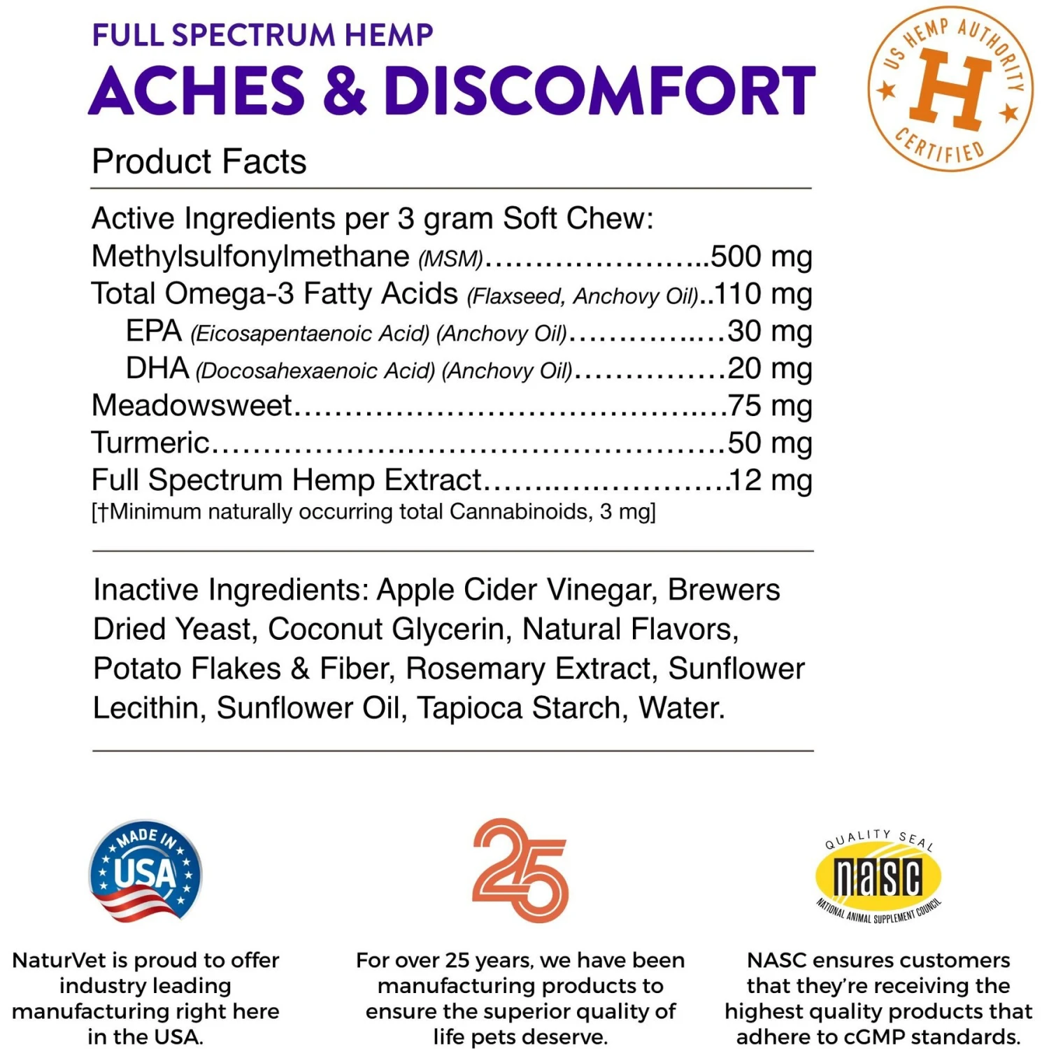 NaturVet Evolutions Full Spectrum Aches & Discomfort Soft Chew Supplement For Adult Dogs 6 NaturVet Evolutions Full Spectrum Aches & Discomfort Soft Chew Supplement For Adult Dogs - Image 4