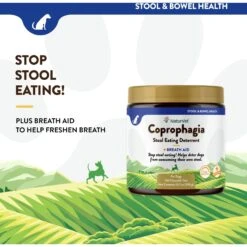 NaturVet Coprophagia Plus Breath Aid Tablets Coprophagia Supplement For Dogs -NaturVet 63789 PT2. AC SS1800 V1698696006