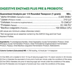 NaturVet Digestive Enzymes Plus Probiotic Powder Digestive Supplement For Cats & Dogs -NaturVet 63793 PT7. AC SS1800 V1698694010