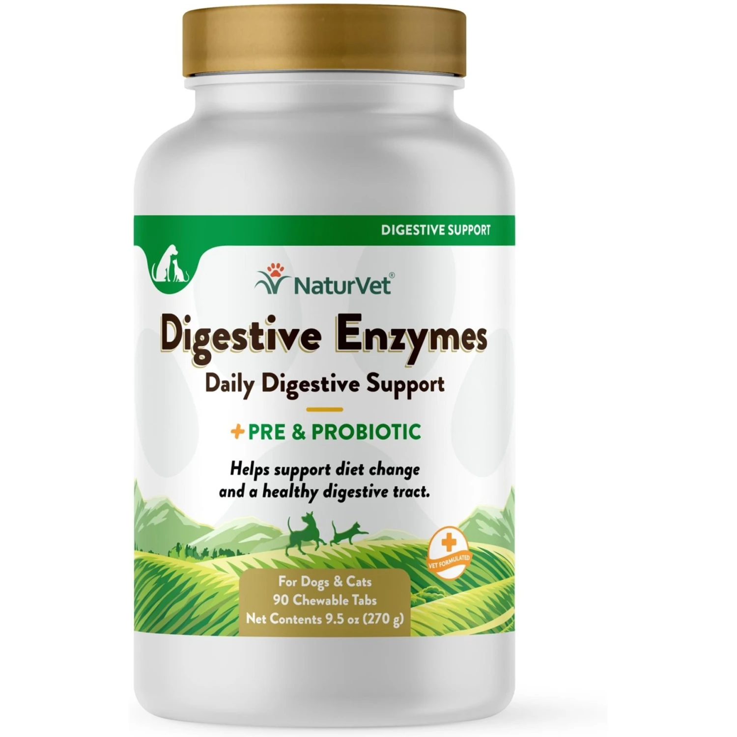 NaturVet Digestive Enzymes Plus Probiotic Chewable Tablets Digestive Supplement For Cats & Dogs 3 NaturVet Digestive Enzymes Plus Probiotic Chewable Tablets Digestive Supplement For Cats & Dogs
