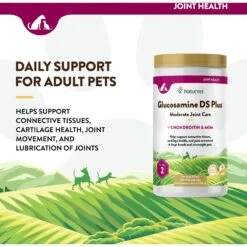NaturVet Moderate Care Glucosamine DS Plus Chewable Tablets Joint Supplement For Dogs 12 NaturVet Moderate Care Glucosamine DS Plus Chewable Tablets Joint Supplement For Dogs -NaturVet 63803 PT2. AC SS1800 V1698697471