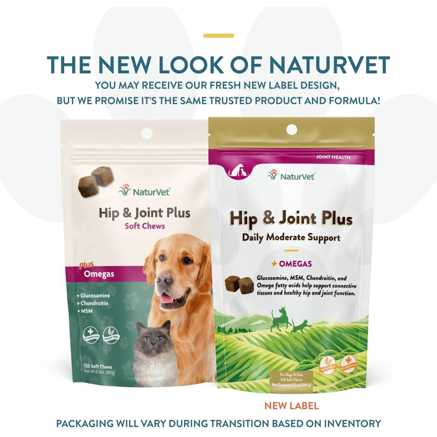 NaturVet Hip & Joint Plus Omegas Soft Chews Joint Supplement For Cats & Dogs 4 NaturVet Hip & Joint Plus Omegas Soft Chews Joint Supplement For Cats & Dogs - Image 2