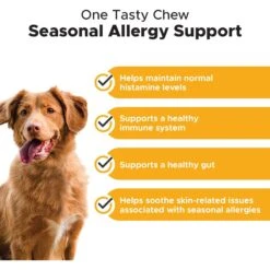 PetHonesty Allergy Support Salmon Flavored Soft Chews Supplement For Dogs & NaturVet Aller-911 Allergy Aid Skin Care Plus Aloe Vera Dog & Cat Shampoo -NaturVet 647006 PT5. AC SS1800 V1676649058