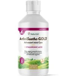 NaturVet Advanced Care ArthriSoothe-GOLD Liquid Joint Supplement For Cats & Dogs