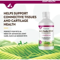 NaturVet Advanced Care ArthriSoothe-GOLD Liquid Joint Supplement For Cats & Dogs -NaturVet 70229 PT2. AC SS1800 V1698695294