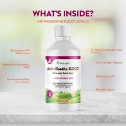 NaturVet Advanced Care ArthriSoothe-GOLD Liquid Joint Supplement For Cats & Dogs -NaturVet 70229 PT4. AC SS1800 V1698693173