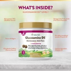 NaturVet Maintenance Care Glucosamine DS Soft Chews Joint Supplement For Dogs & Cats 14 NaturVet Maintenance Care Glucosamine DS Soft Chews Joint Supplement For Dogs & Cats -NaturVet 75575 PT4. AC SS1800 V1698694966