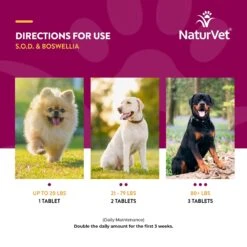 NaturVet S.O.D. Boswelia Chewable Tablets Joint Supplement For Dogs 15 NaturVet S.O.D. Boswelia Chewable Tablets Joint Supplement For Dogs -NaturVet 77880 PT6. AC SS1800 V1698695085