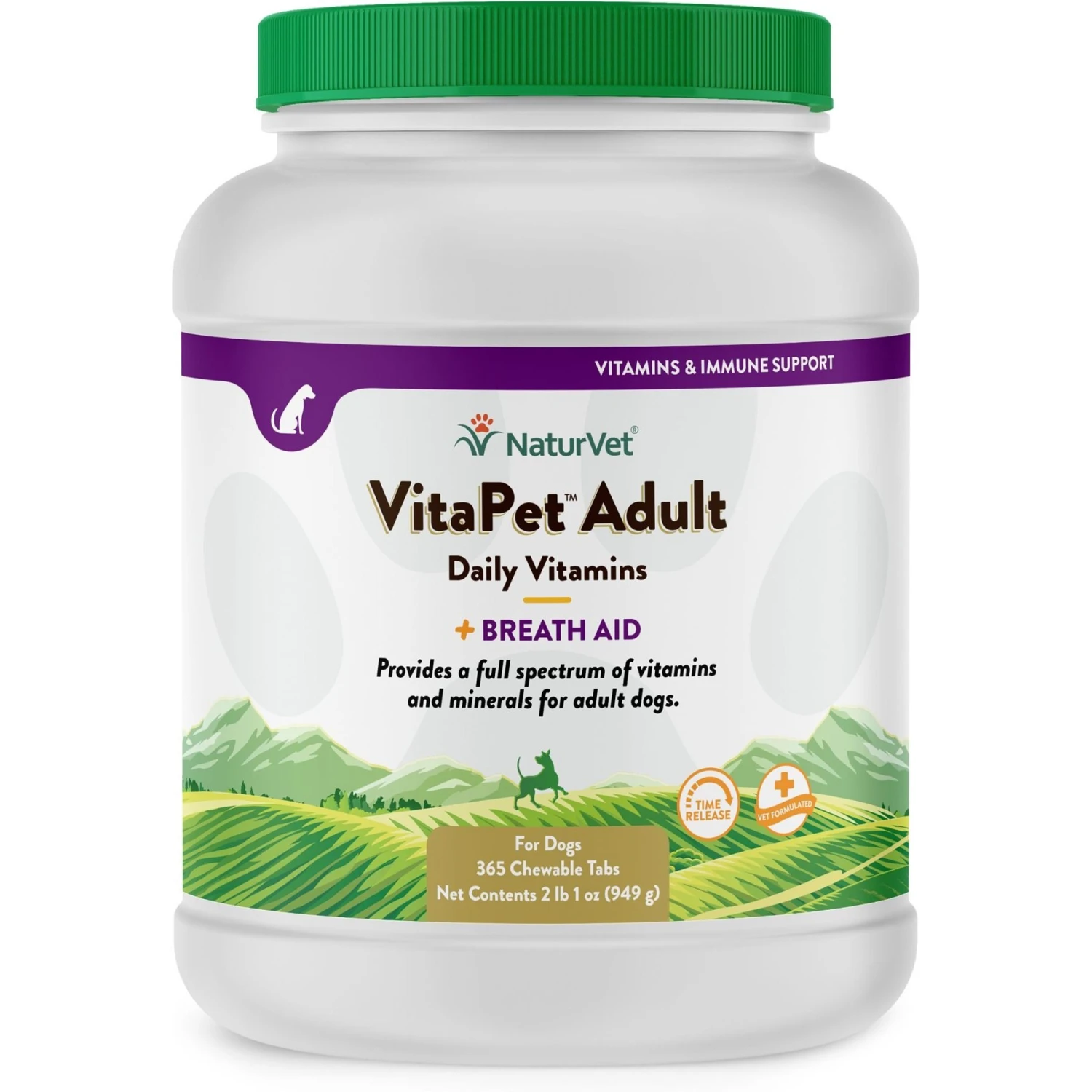 NaturVet VitaPet Adult Plus Breath Aid Chewable Tablets Multivitamin For Dogs 3 NaturVet VitaPet Adult Plus Breath Aid Chewable Tablets Multivitamin For Dogs