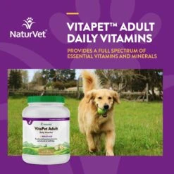 NaturVet VitaPet Adult Plus Breath Aid Chewable Tablets Multivitamin For Dogs 14 NaturVet VitaPet Adult Plus Breath Aid Chewable Tablets Multivitamin For Dogs -NaturVet 77909 PT3. AC SS1800 V1698695756