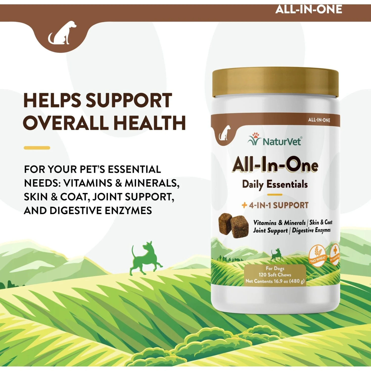 NaturVet All-in-One Soft Chews Multivitamin For Dogs 5 NaturVet All-in-One Soft Chews Multivitamin For Dogs - Image 3