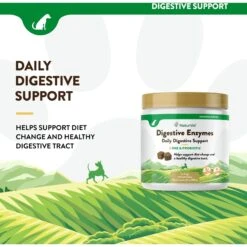 NaturVet Digestive Enzymes Plus Probiotic Soft Chews Digestive Supplement For Dogs -NaturVet 80375 PT2. AC SS1800 V1698696468
