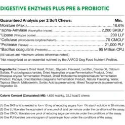 NaturVet Digestive Enzymes Plus Probiotic Soft Chews Digestive Supplement For Dogs -NaturVet 80375 PT7. AC SS1800 V1698695696