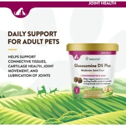 NaturVet Moderate Care Glucosamine DS Plus Soft Chews Joint Supplement For Dogs -NaturVet 80379 PT2. AC SS1800 V1698696913