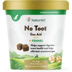 NaturVet No Toot Plus Fennel Soft Chews Digestive Supplement For Dogs