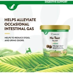 NaturVet No Toot Plus Fennel Soft Chews Digestive Supplement For Dogs -NaturVet 80381 PT2. AC SS1800 V1698691665
