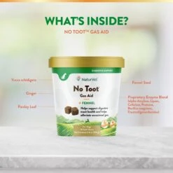 NaturVet No Toot Plus Fennel Soft Chews Digestive Supplement For Dogs -NaturVet 80381 PT4. AC SS1800 V1698695815