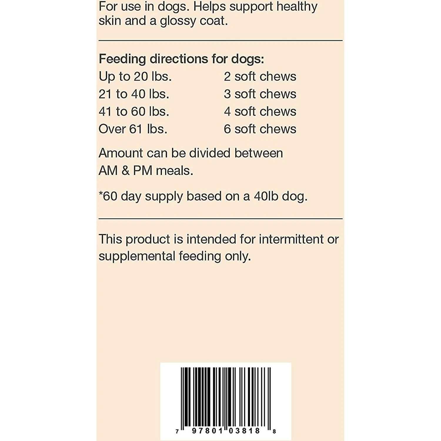 NaturVet Omega-Gold Plus Salmon Oil Soft Chews Skin & Coat Supplement For Dogs & Cats 5 NaturVet Omega-Gold Plus Salmon Oil Soft Chews Skin & Coat Supplement For Dogs & Cats - Image 3