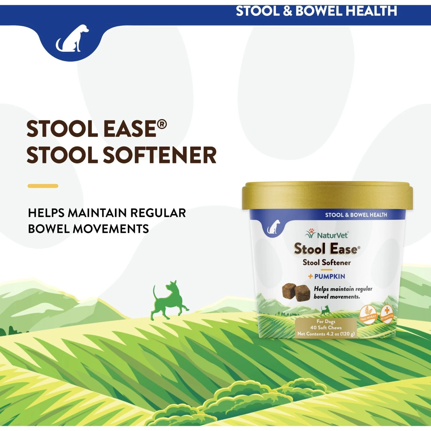 NaturVet Stool Ease Soft Chews Digestive Supplement For Dogs 5 NaturVet Stool Ease Soft Chews Digestive Supplement For Dogs - Image 3