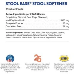 NaturVet Stool Ease Soft Chews Digestive Supplement For Dogs 17 NaturVet Stool Ease Soft Chews Digestive Supplement For Dogs -NaturVet 80389 PT7. AC SS1800 V1698695757